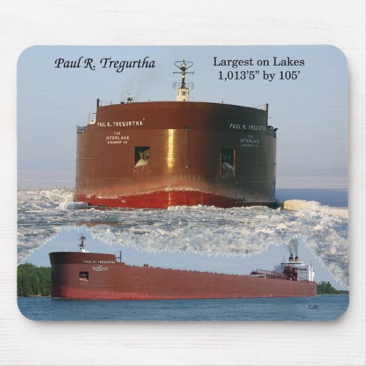 Tapis De Souris Paul R. Tregurtha mousepad (Devant)