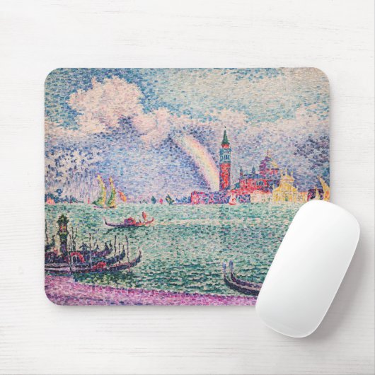 Tapis De Souris Paul Signac - Arc-en-ciel, Venise (Avec souris)