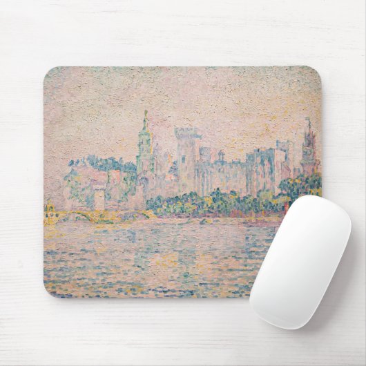 Tapis De Souris Paul Signac - Avignon, matin (Avec souris)
