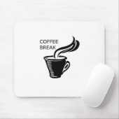 Tapis De Souris Pause café (Avec souris)