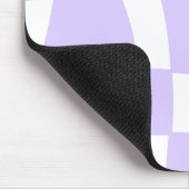 Tapis De Souris pavé de souris à damiers violet funky (Coin)