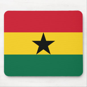 Tapis De Souris Pavé de souris avec drapeau du Ghana