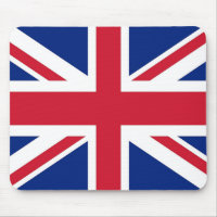 Pavé de souris avec Drapeau du Royaume-Uni