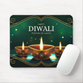 Tapis De Souris Pavé de souris Diwali (Avec souris)