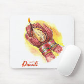 Tapis De Souris Pavé de souris Diwali (Avec souris)