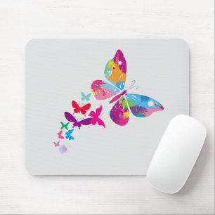Tapis De Souris pavé de souris papillon