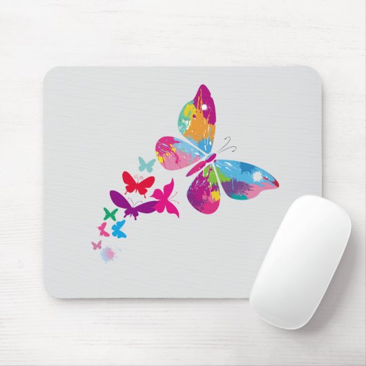Tapis De Souris pavé de souris papillon (Avec souris)