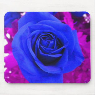 Tapis De Souris Pavé de souris Rose bleu