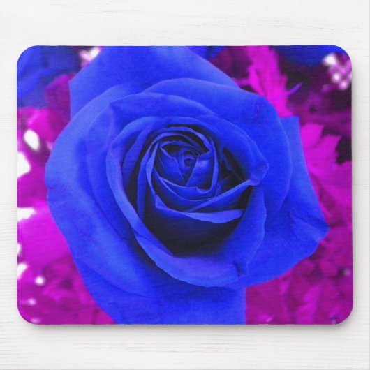 Tapis De Souris Pavé de souris Rose bleu (Devant)