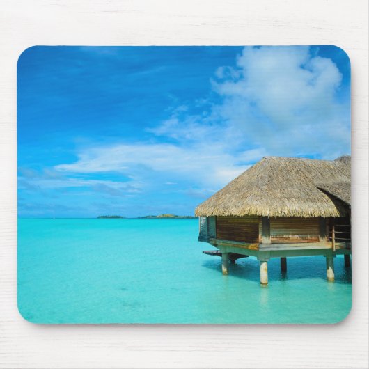 Tapis De Souris Pavillon d'Overwater sur le mousepad de Bora Bora (Devant)