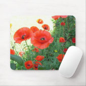 Tapis De Souris Pavot (Avec souris)