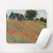 Tapis De Souris Pavots Mousepad de Monet (Avec souris)