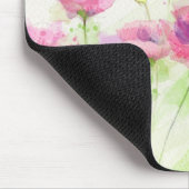 Tapis De Souris Pavots peints 3 d'aquarelle (Coin)