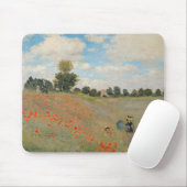 Tapis De Souris Pavots sauvages de Claude Monet |, près (Avec souris)