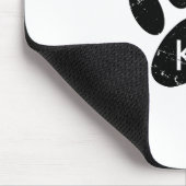 Tapis De Souris Paw Chien en Perdu Grunge K-9 (Coin)
