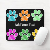 Tapis De Souris Paw Prints (Avec souris)