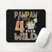 Tapis De Souris Pawpaw Of The Four Ever Wild Safari 4th Birthday B (Avec souris)