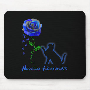 Tapis De Souris Paws for a cure Alopecia Awareness