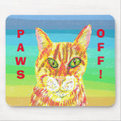 Tapis De Souris Paws Off ginger chatons tabby (Devant)