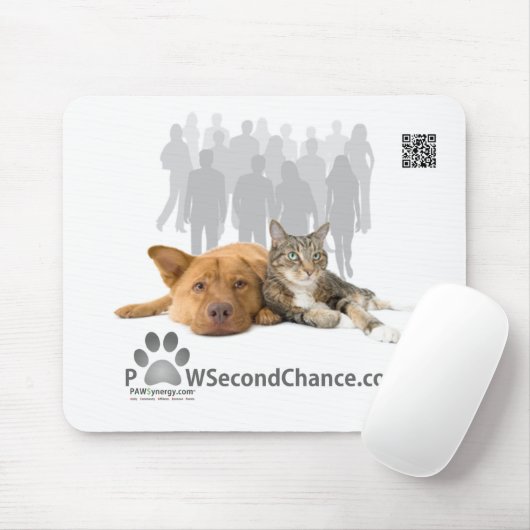 Tapis De Souris PAWSecondChance - Carte souris (Avec souris)