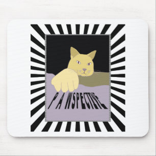 Tapis De Souris Pawspective Cat Art in Perspective