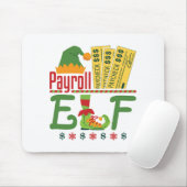 Tapis De Souris Payroll Elf Noël commis de paye Gestionnaire (Avec souris)
