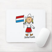 Tapis de souris Pays-Bas (Avec souris)