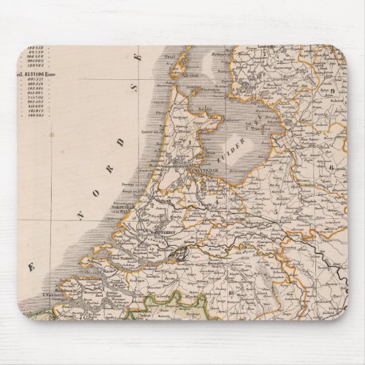 Tapis De Souris Pays-Bas, Belgique (Devant)