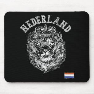 Tapis De Souris Pays-Bas Reto Netherlands Lion Hollande Hommes Née