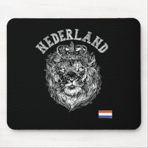 Tapis De Souris Pays-Bas Reto Netherlands Lion Hollande Hommes Née