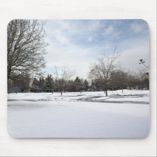 Tapis De Souris pays des merveilles d'hiver