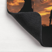 Tapis De Souris Pays Western Roping Cowboys (Coin)