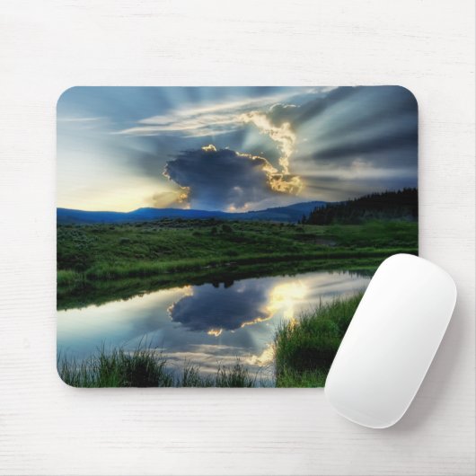 Tapis De Souris Paysage (Avec souris)