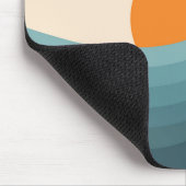 Tapis De Souris Paysage abstrait de style rétro (Coin)