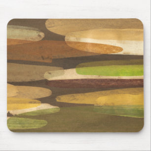 Tapis De Souris Paysage Abstrait de ton terrestre