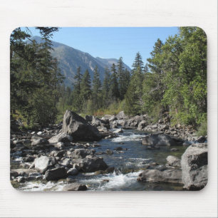 Tapis De Souris Paysage accidenté de la rivière Mountain