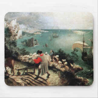 Tapis De Souris Paysage avec l'automne d'Icare - 1558