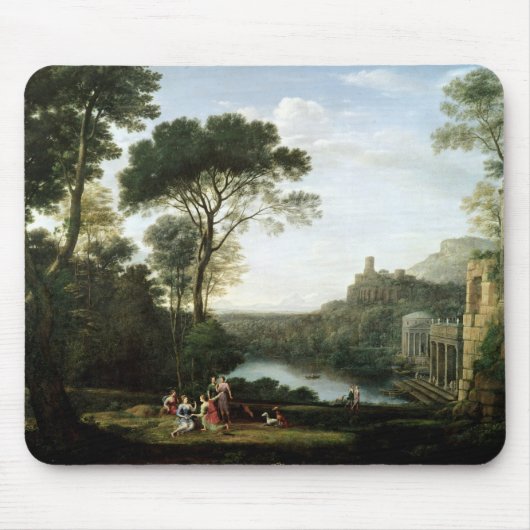 Tapis De Souris Paysage avec l'Egeria de nymphe (Devant)