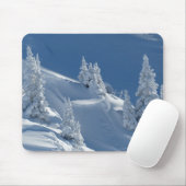 Tapis De Souris Paysage blanc (Avec souris)