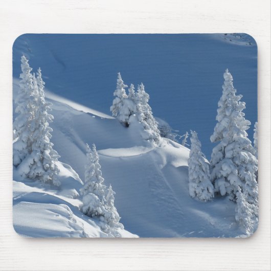 Tapis De Souris Paysage blanc (Devant)