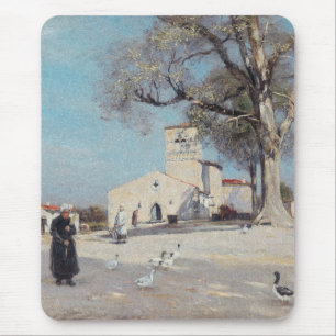 Tapis De Souris Paysage breton Architecture de village