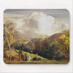 Tapis De Souris Paysage, chiffres et bétail