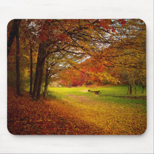 Tapis De Souris Paysage coloré d'automne