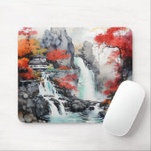 Tapis De Souris Paysage d'automne (Avec souris)