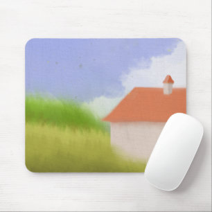 Tapis De Souris Paysage de campagne paisible peinture