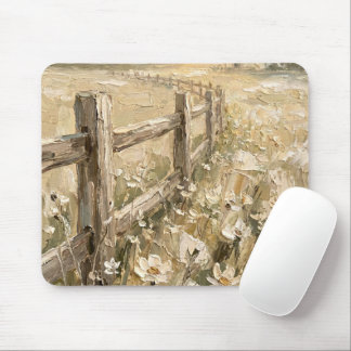 Tapis de souris Paysage de Ferme Rustique Vintage
