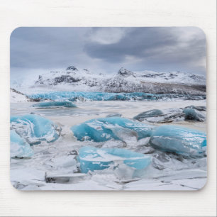 Tapis De Souris Paysage de glace de glacier, Islande