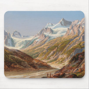 Tapis De Souris Paysage de la montagne de Silvretta - Ignaz Dorn