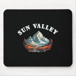 Tapis De Souris paysage de montagne de la vallée du soleil randonn