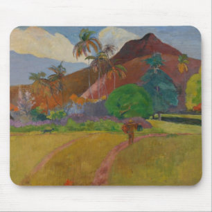 Tapis De Souris Paysage de Tahitian, 1891 (huile sur la toile)